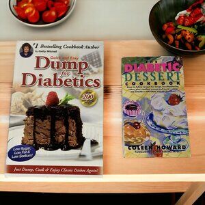 Diabetic Cookbook Lot Dump for Diabetics & Diabetic Dessert Recipes Low Sugar